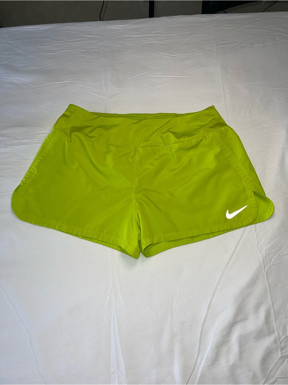 Nike Women’s Bright Lime Green Athletic Shorts